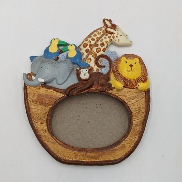 Papel Noah's Arc Animal Picture Frame Nursery Religious - Picture 1 of 5